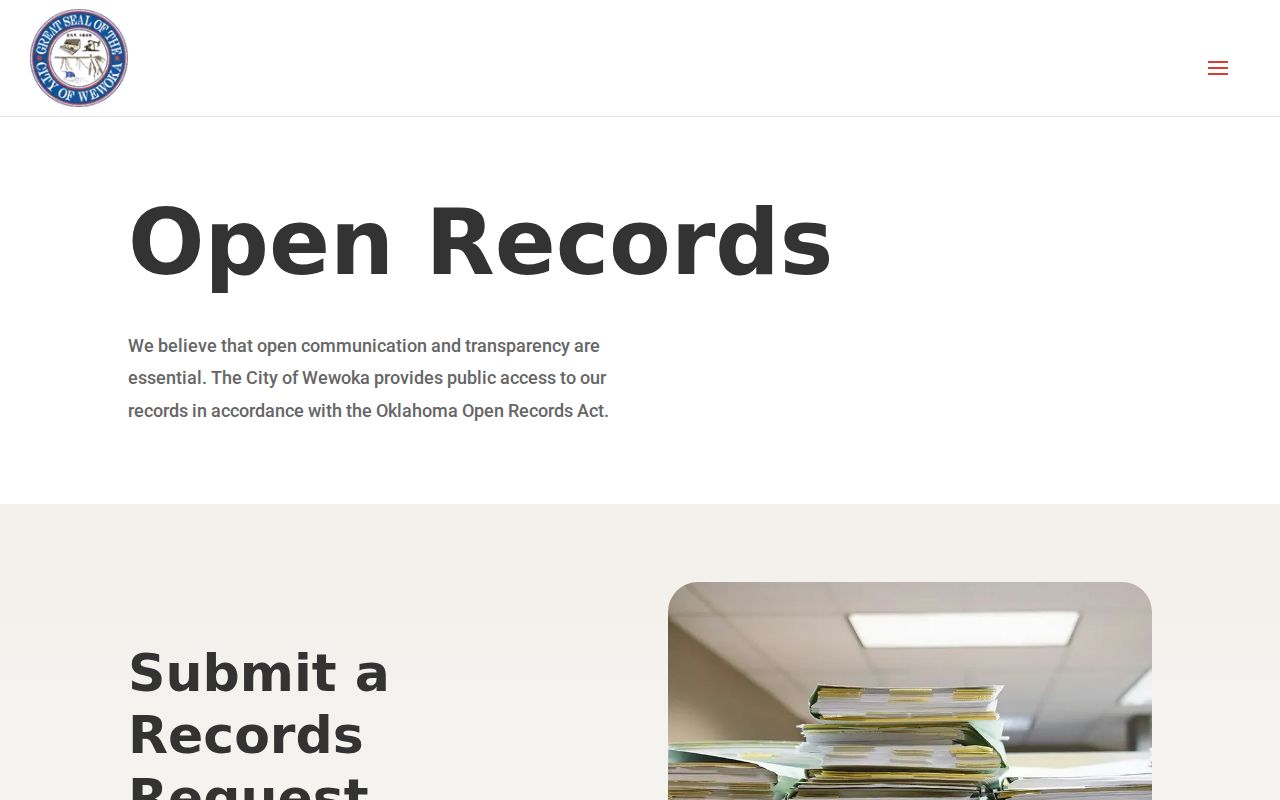 Seminole County warrant records, Wewoka seven-business-day records frame